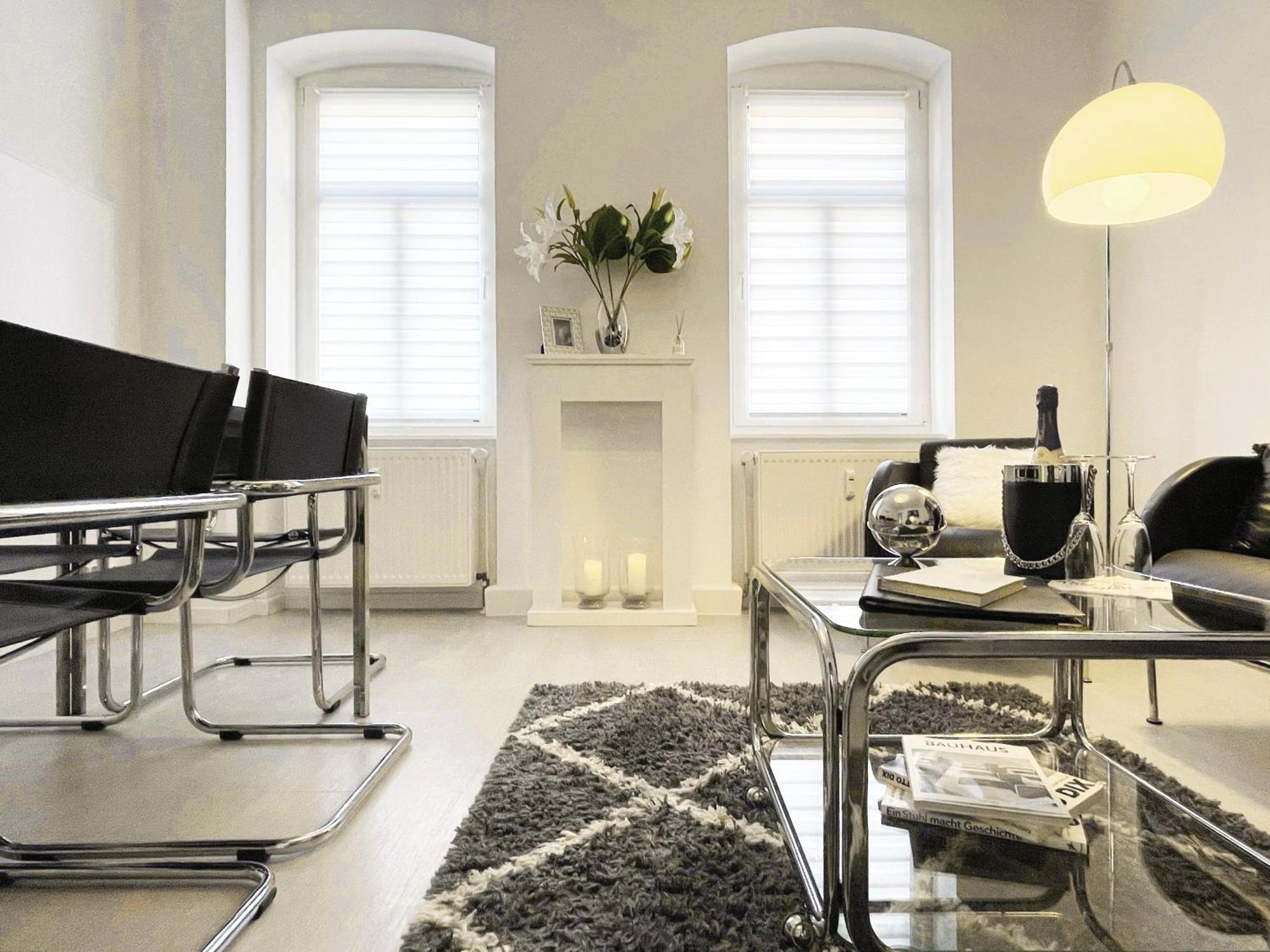 Bauhaus Design-Luxus Apartment, 20Er Jahre Stil, Garten เกรา ภายนอก รูปภาพ