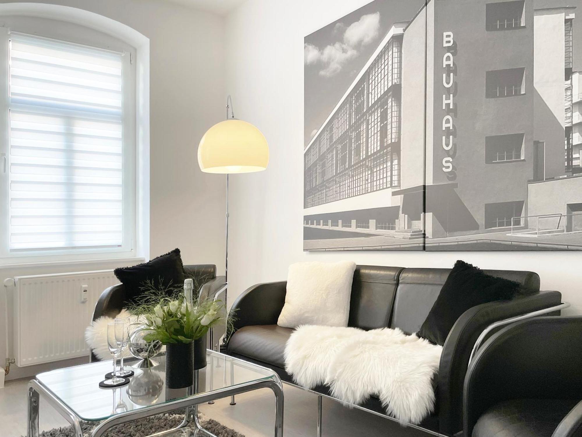 Bauhaus Design-Luxus Apartment, 20Er Jahre Stil, Garten เกรา ภายนอก รูปภาพ
